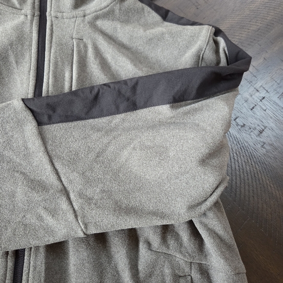 VRST Men's Medium Pinnacle Polar Fleece Zip Up Hoodie Jacket Warm Pewter New - Picture 8 of 15